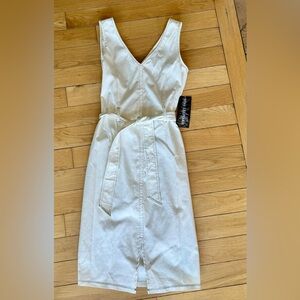 Millennium Sleevess Belted Dress, Large